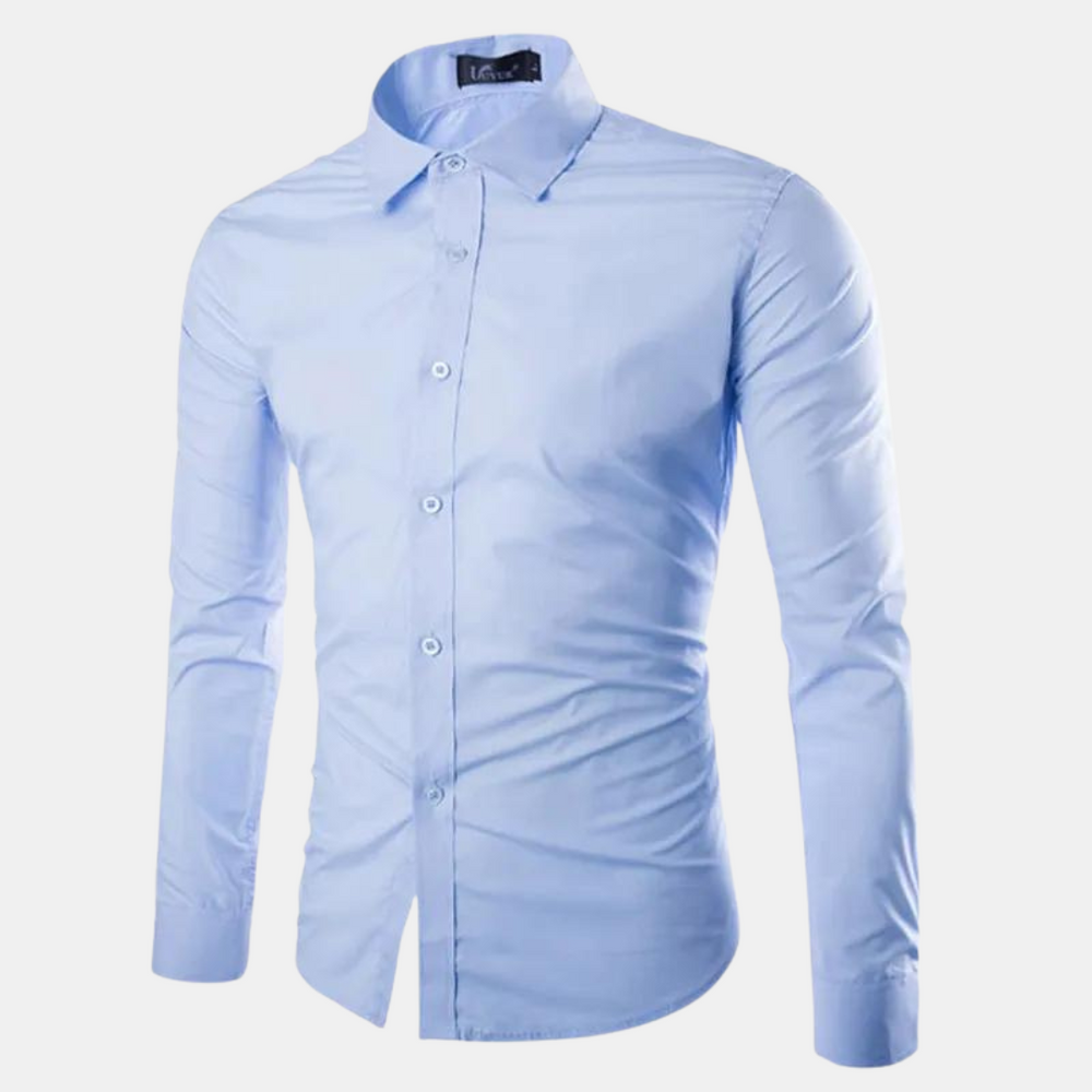 Fashionable Men's Long-sleeved Shirt