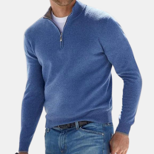 Stylischer Reißverschluss-Pullover