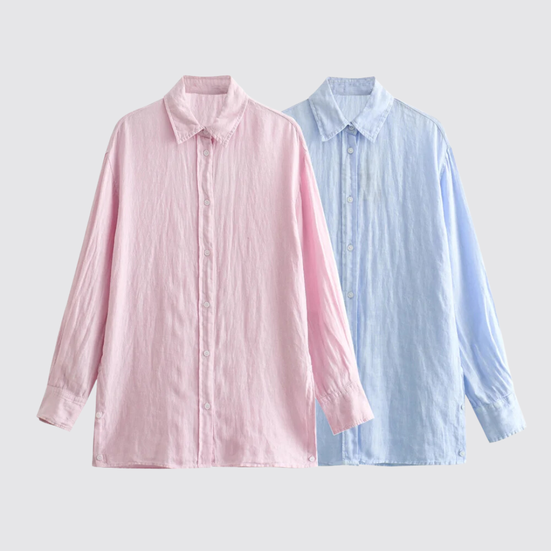 Iris | Women's Casual Loose Linen Fabric Long-Sleeved Shirt