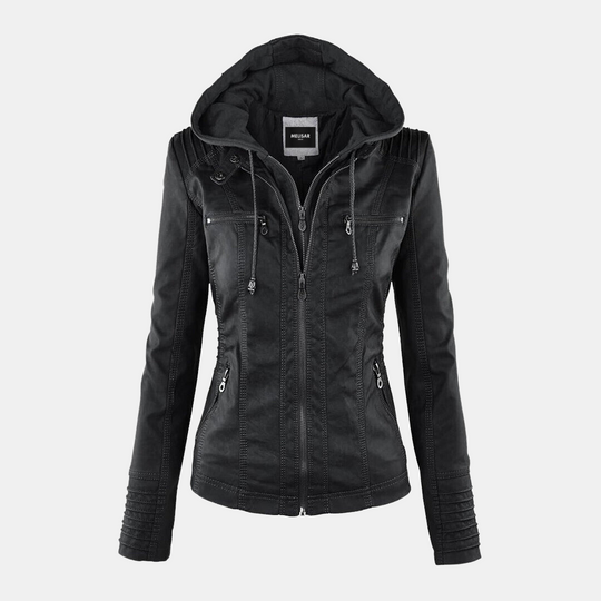 Elegante Leder Jacke