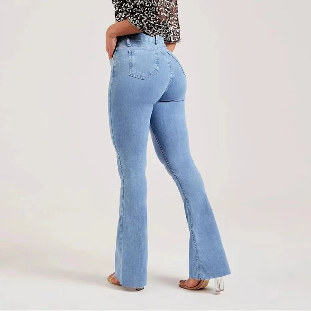 Lainey | Tummy Control Stretch Flare Jeans