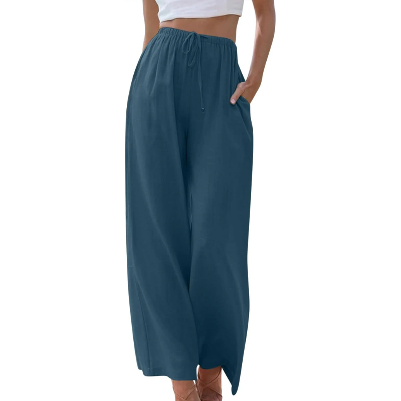 Adeline | Elegant Pants in Cotton and Linen
