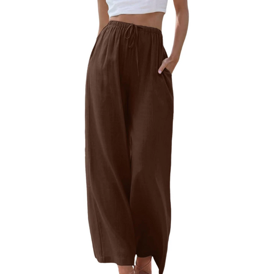 Adeline | Elegant Pants in Cotton and Linen