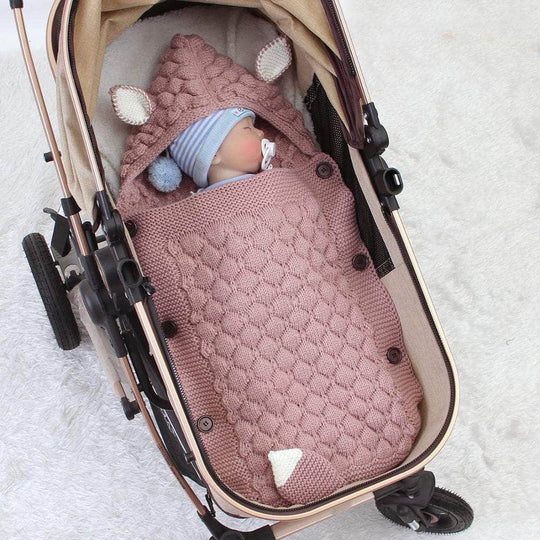 Knitted Baby Sleeping Bag