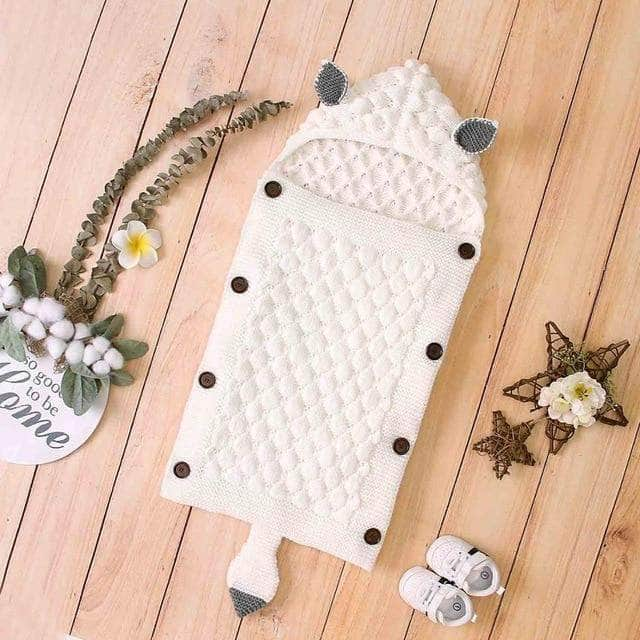 Knitted Baby Sleeping Bag